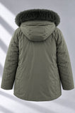 GIACCONE DONNA OVER TALENTI CAPPUCCIO ZIP BOTTONI ART.TB423