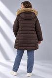 GIACCONE DONNA TALENTI OVER CAPPUCCIO ZIP BOTTONE ART.TB413