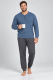 PIGIAMA UOMO RENATO BALESTRA TAGLIE OVER INTERLOK COTONE SERAFINO ART. RI78C