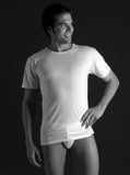 MAGLIA FRAGI UOMO RAGAZZO PURO COTONE MEZZA MANICA ART.AMERICA COLLO BASSO