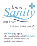 PIGIAMA TUTA SANITARIO UNISEX ZIP POSTERIORE PURO COTONE MARCA BIPBIP ART.10SANU