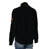 MAGLIONE CALIBRATO OVER UOMO MEZZA ZIP POLSINI BANDIERA MARCA MXFORT ART.E1956