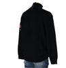 MAGLIONE CALIBRATO OVER UOMO MEZZA ZIP POLSINI BANDIERA MARCA MXFORT ART.E1956