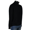 MAGLIONE CALIBRATO OVER UOMO MEZZA ZIP POLSINI BANDIERA MARCA MXFORT ART.E1956