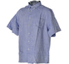 CAMICIA CALIBRATA UOMO RAGAZZO MANICA CORTA MISTO LINO MARCA MAXFORT ART.E1262