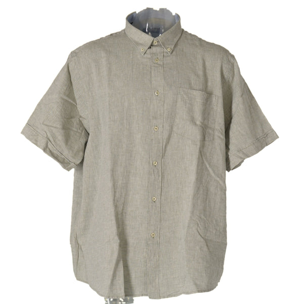 CAMICIA CALIBRATA UOMO RAGAZZO MANICA CORTA MISTO LINO MARCA MAXFORT ART.E1262