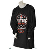 T-SHIRT UOMO CONFORMATA COTONE GIROCOLLO MANICA LUNGA POLSINI STAMPA MARCA MAXFORT ART.E2135