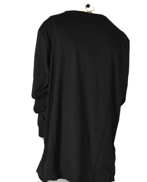 T-SHIRT UOMO CONFORMATA COTONE GIROCOLLO MANICA LUNGA POLSINI STAMPA MARCA MAXFORT ART.E2135