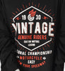 T-SHIRT UOMO CONFORMATA COTONE GIROCOLLO MANICA LUNGA POLSINI STAMPA MARCA MAXFORT ART.E2135