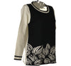 MAGLIONE DONNA GIROCOLLO RIGHE FANTASIA MARCA DONNA AMICA ART.8115