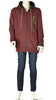 FELPA UOMO CONFORMATA ZIP CAPPUCCIO POLSINI FASCIA STAMPA MARCA MAX FORT ART.E2124370