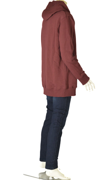 FELPA UOMO CONFORMATA ZIP CAPPUCCIO POLSINI FASCIA STAMPA MARCA MAX FORT ART.E2124370