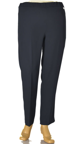 PANTALONI DONNA  OVER ELEGANTI ELASTICO RICAMO SPACCHETTO MARCA PERLA ART.MAGIH OVER
