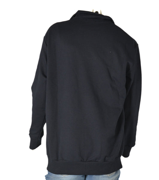 FELPA UOMO CONFORMATA COTONE ZIP TASCHE POLSINI FASCIA STAMPA MARCA MAXFORT ART.E2258100