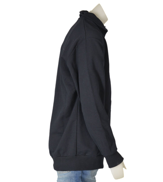 FELPA UOMO CONFORMATA COTONE ZIP TASCHE POLSINI FASCIA STAMPA MARCA MAXFORT ART.E2258100