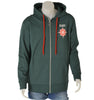 FELPA UOMO CONFORMATA COTONE ZIP CAPPUCCIO POLSINI FASCIA TASCHE MARCA MAXFORT ART. E2234550