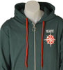 FELPA UOMO CONFORMATA COTONE ZIP CAPPUCCIO POLSINI FASCIA TASCHE MARCA MAXFORT ART. E2234550