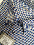 CAMICIA CONFORMATA QUADRETTI UOMO RAGAZZO FANTASIA TASCHINI MARCA CORONA ART.GRADO2
