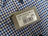 CAMICIA CONFORMATA QUADRETTI UOMO RAGAZZO FANTASIA TASCHINI MARCA CORONA ART.GRADO2