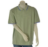 POLO UOMO CONFORMATA COTONE MEZZA MANICA  RIGA SPACCHETTI MARCA RE DEL MARE ART.993121X