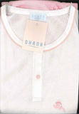 PIGIAMA CORTO CALIBRATO DONNA RAGAZZA SERAFINO PURO COTONE FIORI OHANA ART. 21540