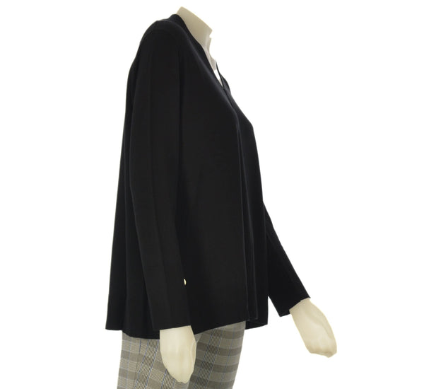 MAGLIONE CONNA CALIBRATO SCOLLO POLSINI SPACCHETTI MORBIDO MARCA LUISA VIOLA ART. M418L006643N