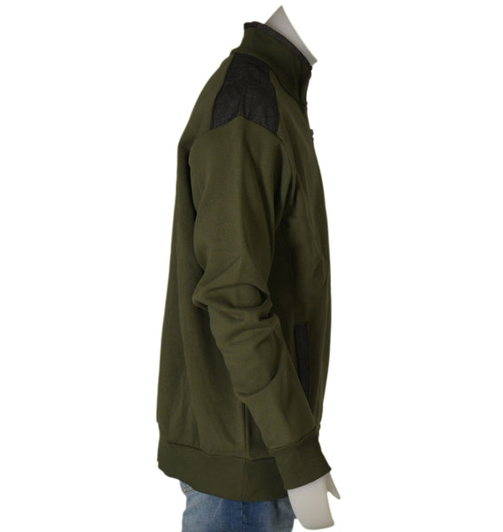 FELPA UOMO CONFORMATA ZIP POLISINI FASCIA TASCHE FELPATA BORDINI MARCA COVERI ART. 3663