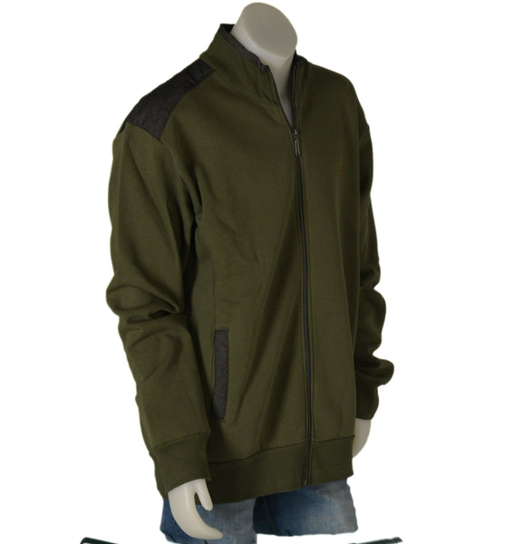 FELPA UOMO CONFORMATA ZIP POLISINI FASCIA TASCHE FELPATA BORDINI MARCA COVERI ART. 3663