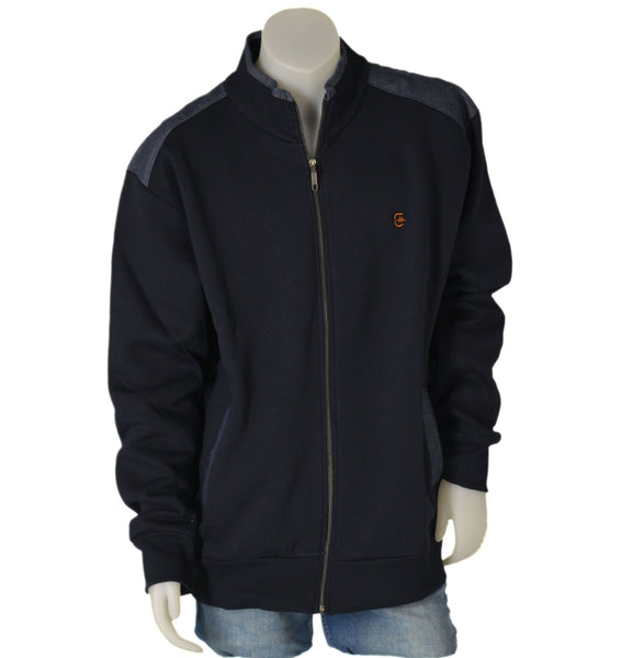 FELPA UOMO CONFORMATA ZIP POLISINI FASCIA TASCHE FELPATA BORDINI MARCA COVERI ART. 3663