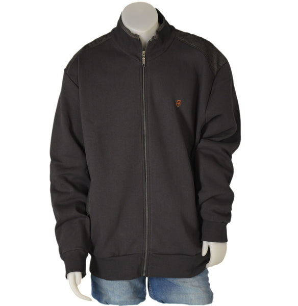 FELPA UOMO CONFORMATA ZIP POLISINI FASCIA TASCHE FELPATA BORDINI MARCA COVERI ART. 3663