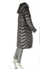 PIUMINO DONNA CONFORMATO ZIP AUTOMATICI TASCHE FODERA CAPPUCCIO MARCA LUISA VIOLA ART. F591F