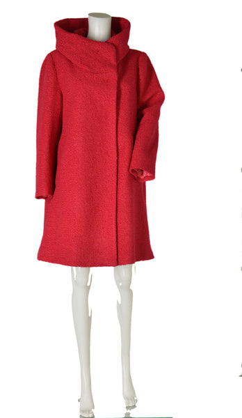 CAPPOTTO DONNA CONFORMATO BOTTONI CAPPUCCIO TASCHE MARCA LUISA VIOLA ART. 8935F