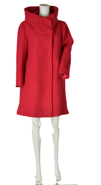 CAPPOTTO DONNA CONFORMATO BOTTONI CAPPUCCIO TASCHE MARCA LUISA VIOLA ART. 8935F