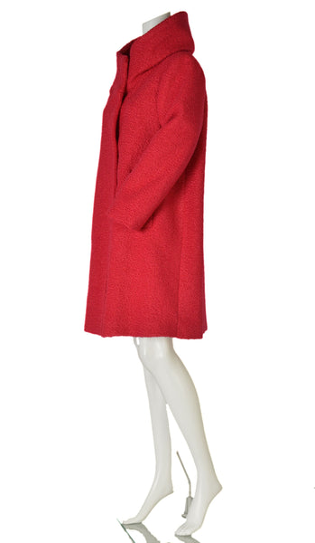 CAPPOTTO DONNA CONFORMATO BOTTONI CAPPUCCIO TASCHE MARCA LUISA VIOLA ART. 8935F