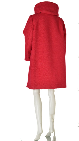 CAPPOTTO DONNA CONFORMATO BOTTONI CAPPUCCIO TASCHE MARCA LUISA VIOLA ART. 8935F