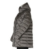 GIACCONE DONNA CONFORMATO ZIP BOTTONI TASCHE CAPPUCCIO MARCA VIRGINIA BLU ART. CONF-PIERA-51M