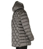 GIACCONE DONNA CONFORMATO ZIP BOTTONI TASCHE CAPPUCCIO MARCA VIRGINIA BLU ART. CONF-PIERA-51M