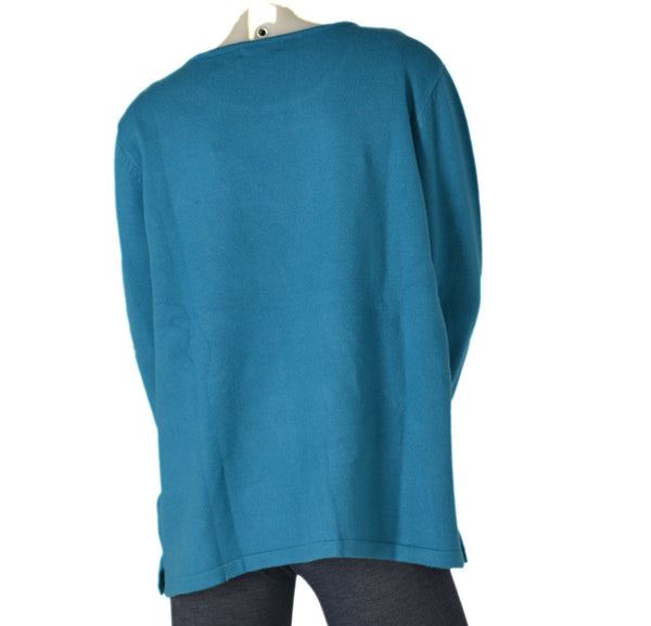 MAGLIONE DONNA CONFORMATO GIROCOLLO LAVORATO SPACCHETTI MARCA SILCO GAIA PIU ART. 401