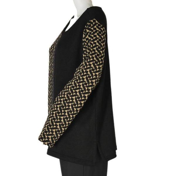 CASACCA DONNA CONFORMATA GIROCOLLO FANTASIA LUREX SPACCHETTI MARCA BARBARELLA ART.225MX