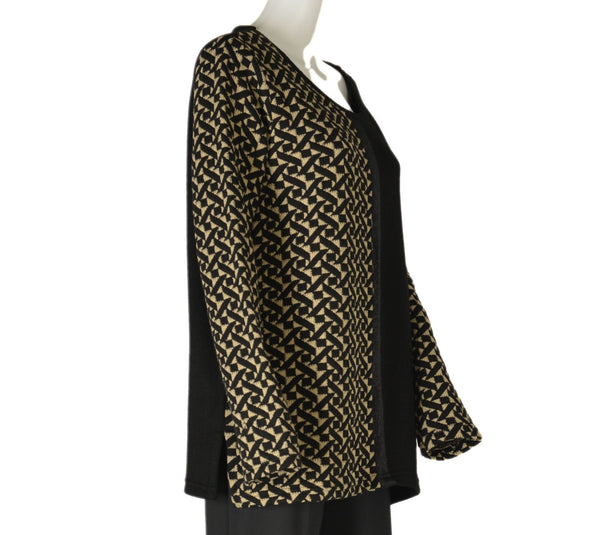 CASACCA DONNA CONFORMATA GIROCOLLO FANTASIA LUREX SPACCHETTI MARCA BARBARELLA ART.225MX