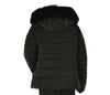 GIACCONE DONNA CONFORMATO ZIP BOTTONI POLSINO TASCHE ECOPELLICCIA CAPPUCCIO LAVORATO MARCA VIRGINIABLU ART. CONF-AVA-11C
