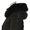 GIACCONE DONNA CONFORMATO ZIP BOTTONI POLSINO TASCHE ECOPELLICCIA CAPPUCCIO LAVORATO MARCA VIRGINIABLU ART. CONF-AVA-11C