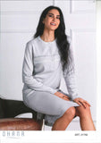 CAMICIA DA NOTTE DONNA TERMO COTONE SERAFINO PIZZO MARCA OHANA ART. 21792