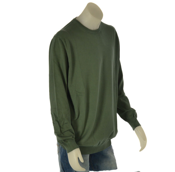 MAGLIONE COTONE UOMO RAGAZZO GIROCOLLO TAGLIE OVER MARCA RE DEL MARE ART. 210X
