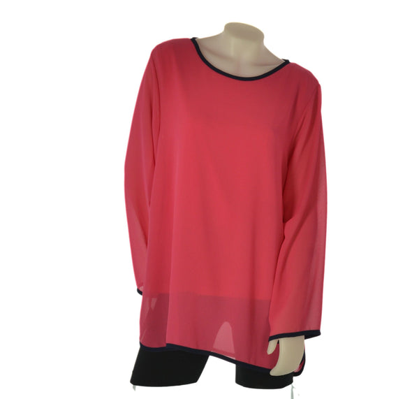 BLUSA DONNA RAGAZZA VOILE CANOTTA MARCA GIUNE ART. BL141