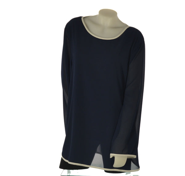 BLUSA DONNA RAGAZZA VOILE CANOTTA MARCA GIUNE ART. BL141