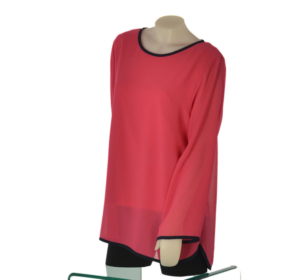 BLUSA DONNA RAGAZZA VOILE CANOTTA MARCA GIUNE ART. BL141