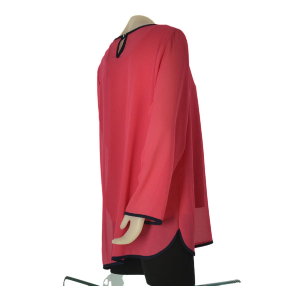 BLUSA DONNA RAGAZZA VOILE CANOTTA MARCA GIUNE ART. BL141