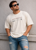 T-SHIRT UOMO COVERI TAGLIE OVER GIROCOLLO STAMPA COTONE ART. OTJ5069