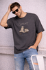 T-SHIRT UOMO COVERI TAGLIE OVER GIROCOLLO STAMPA COTONE ART. OTJ5070